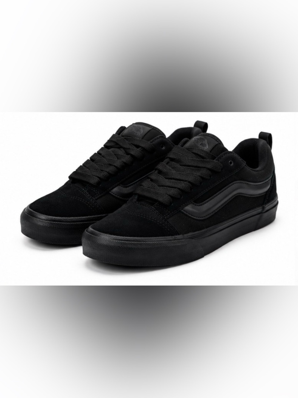 Vans Old Skool Blackout Sneakers Youth 7Y Women’s 8.5 Brand New